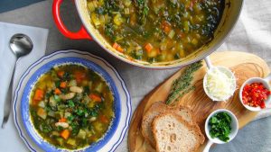 سوپ ایتالیایی کاملاً گیاهی